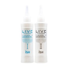 [아이쉬코리아] 라이브 콜라겐 데미지 헤어 멀티펌(손상모전용) 1,2제 150ml
