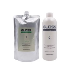 [그리에이트] 그로스 퍼펙트 스트레이트크림(건강모용) 1,2제 500ml